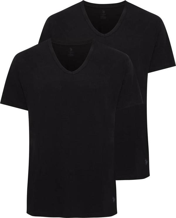 U.S. Polo Assn. Erkek 2'li V Yaka Atlet - Image 1