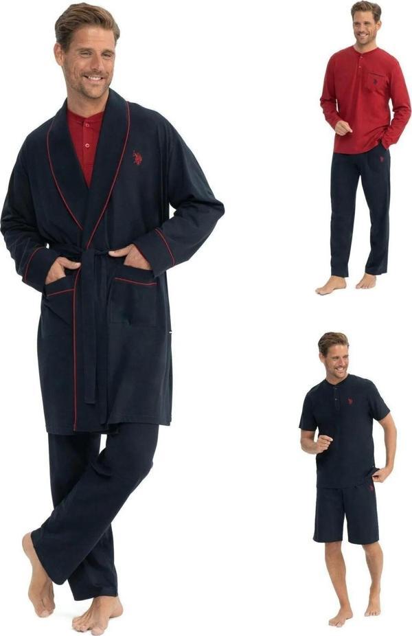 U.S. Polo Assn. Erkek Çeyizlik 5'li Pijama Takım - Image 1