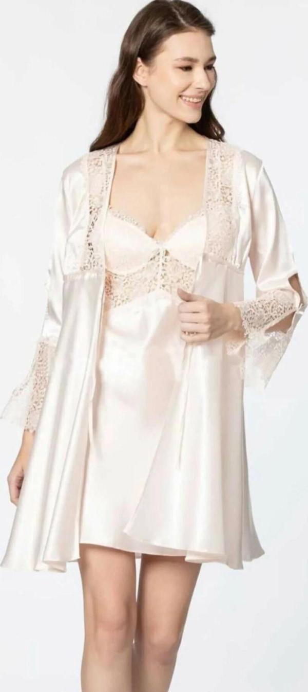Pierre Cardin 6lı Sabahlık Çeyiz Seti Kısa - Image 1