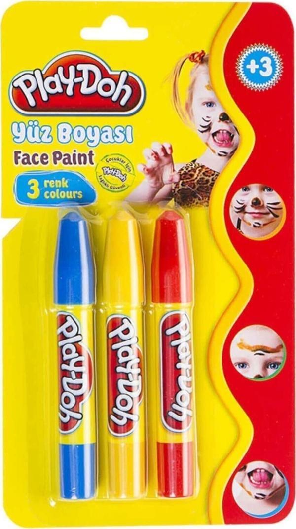 Play Doh 3 Renk Yüz Boyası - Image 1