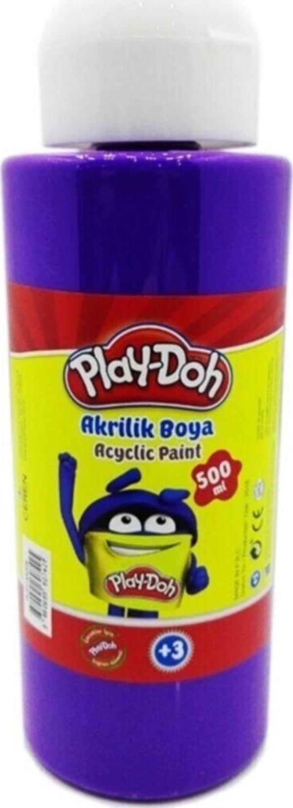 Play Doh Akrilik Boya 500ml Mor AK008 - Image 1