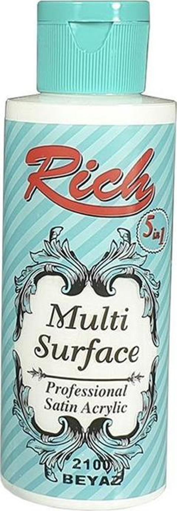 Rich Multi Surface Akrilik Boya 120cc /130cc 2100 Beyaz - Image 1