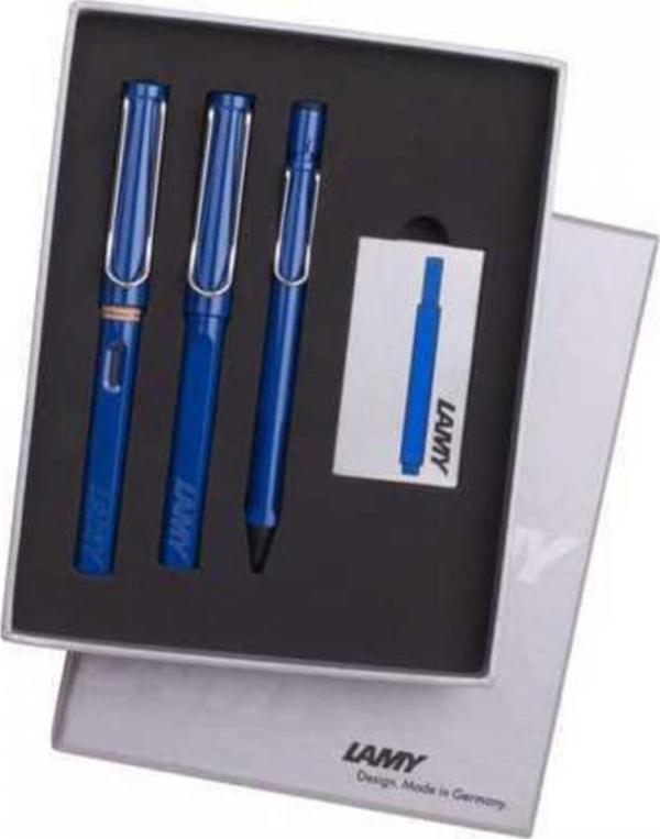 Lamy Safari 3lü Kalem Seti Mavi Tb3-14drv - Image 1