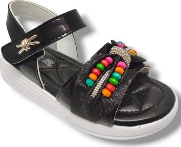 Butiqe 1809-25 Boncuk Taşli Anatomik Kız Çocuk Sandalet 31-35 - Image 1