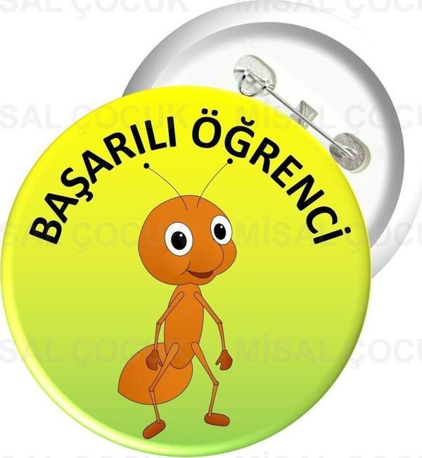 Misal Çocuk Rozet 09 - Başarılı Öğrenci - Image 1