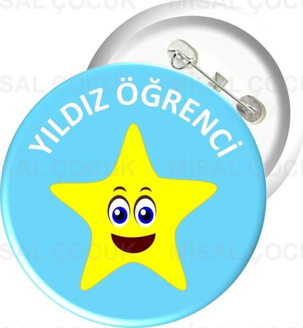 Misal Çocuk Rozet 10 - Yıldız Öğrenci - Image 1