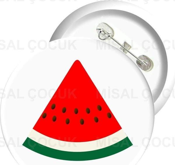 Misal Çocuk Rozet 27 - Filistin Sembolü Karpuz - Image 1