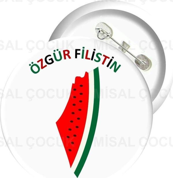 Misal Çocuk Rozet 28 - Filistin Sembolü Karpuz Özgür Filistin - Image 1