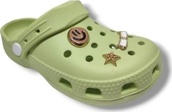 Lorin LR-300-25 Eva Smile Tokalı Sabo Kız Çocuk Terlik 32-35 - Image 1