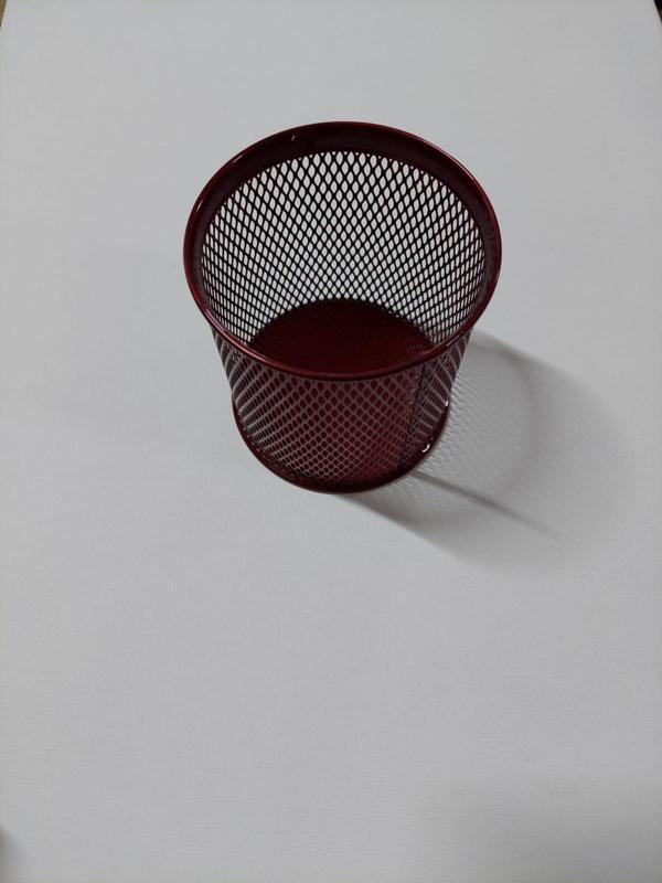 Drt Metal Perfore Silindir Kalemlik- Metalik Kırmızı - Image 1