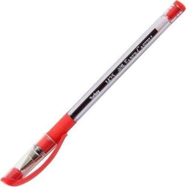 Faber-Castell 1425 İğne Uçlu Kırmızı Tükenmez Kalem 10'lu Paket - Image 1