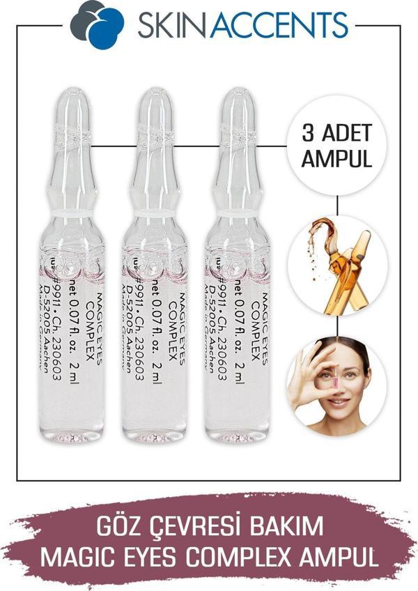 3 adet Göz Çevresi Ampul Alman Serum Dermaroller Dermapen Cilt Bakım Serumu 4251059300481 - Image 1