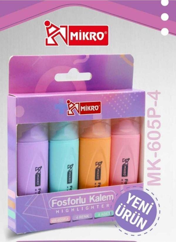 Mikro Fosforlu Kalem 4 Renk - Image 1