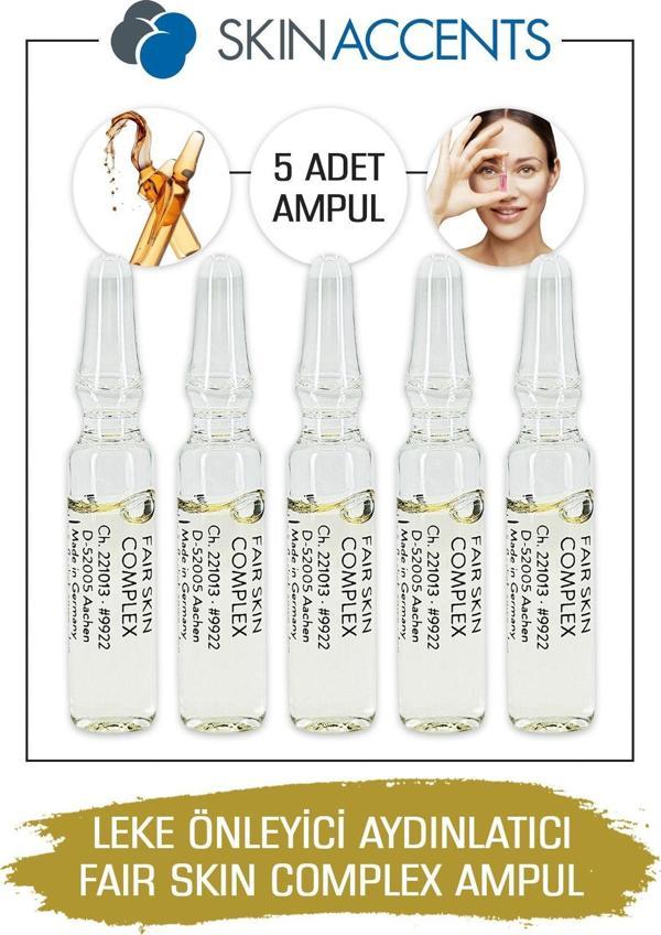 5 Adet Leke Açıcı Ampul Alman Serum Dermaroller Dermapen Cilt Bakım Serumu - Image 1