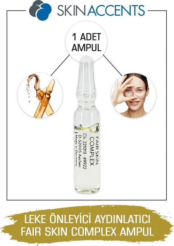 Aydınlatıcı Ampul Fair Skin Complex Cilt Serumu 1 Adet Dermaroller Dermapen Serum - Image 1
