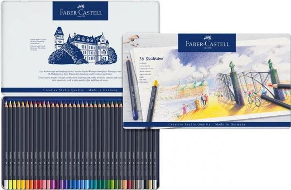 Faber-Castell Goldfaber Boya Kalemi 36'lı Kuru Boya - Image 1