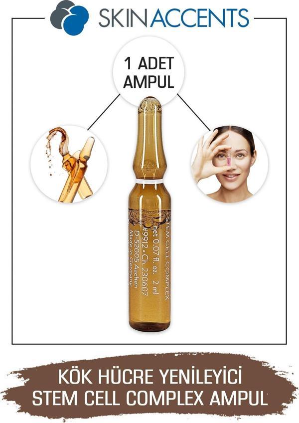 Kök Ampul Stem Cell Complex Cilt Serumu 1 Adet Dermaroller Dermapen Serum - Image 1
