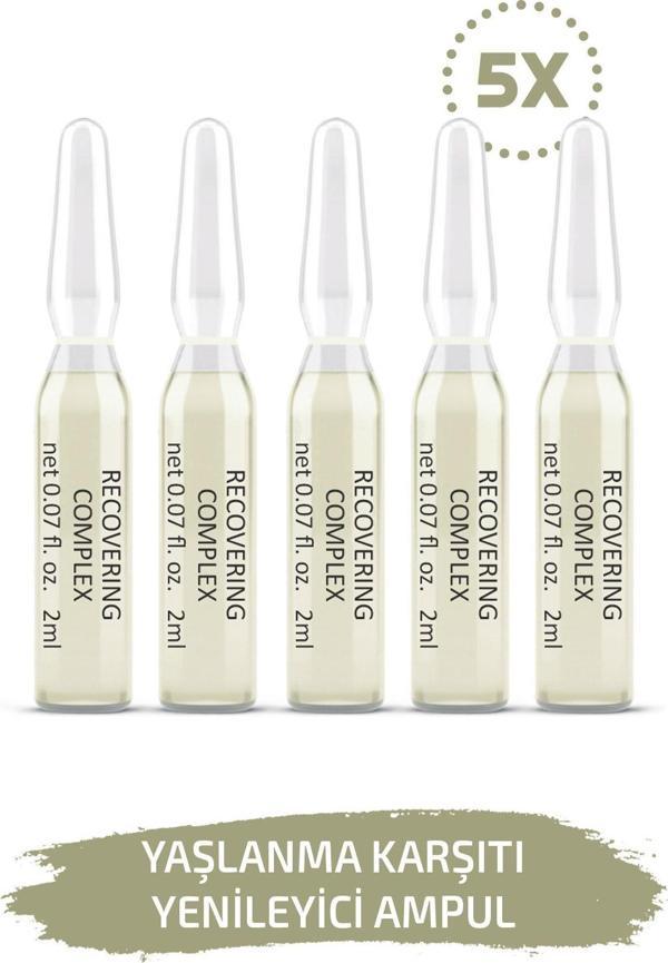 Yaşlanma Karşıtı Yenileyici Ampul Recovering Cilt Serumu 5 Adet Dermaroller Dermapen Serum - Image 1