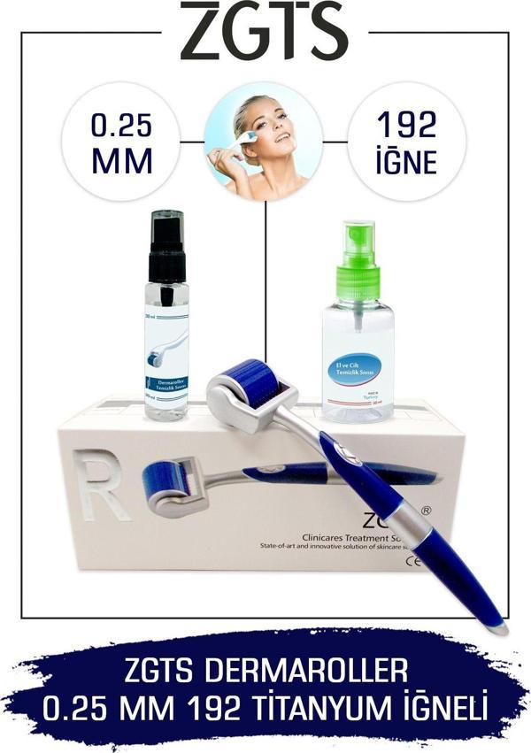 Blue Line Dermaroller 0.25mm Titanyum 192 Iğneli Derma Roller - Image 1