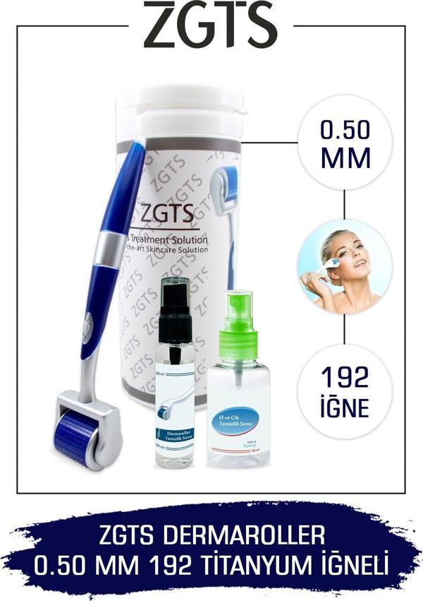 Blue Line Dermaroller 0.50mm Titanyum 192 Iğneli Derma Roller - Image 1
