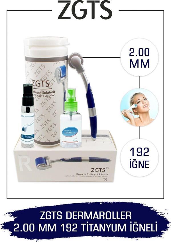 Blue Line Dermaroller 2.00mm Titanyum 192 Iğneli Derma Roller - Image 1