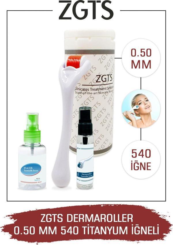 Dermaroller 0.50 Mm Titanyum 540 Iğneli Derma Roller - Image 1