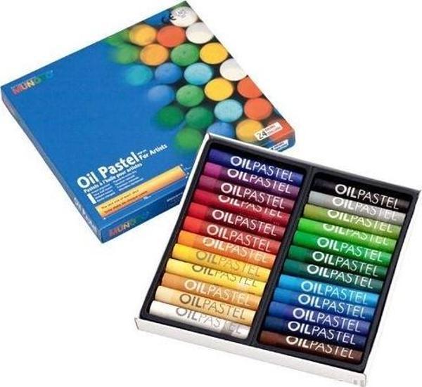 Mungyo Yağlı Pastel Boya 24 Renk - Image 1