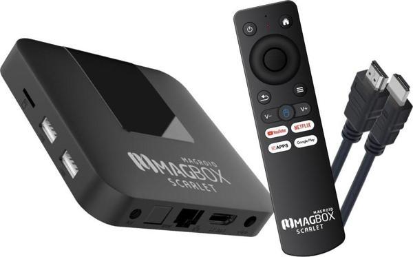 Ayt Magbox Magroid Scarlet 16 GB HDD 2 GB Ram 2.4G H313 Cpu Android Tv Box İ p Tv Destekli - Image 1