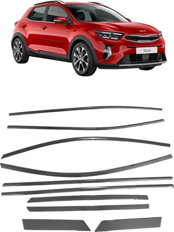 Kia Stonic Krom Cam Çerçevesi Tamtur 2018+ sonrası 10 parça - Image 1