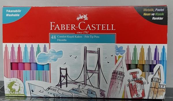 Faber-Castell Comfort Keçeli Kalem Maxi Set, 48li - Image 1