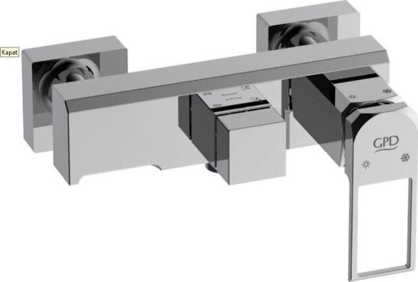 GPD Quadro Banyo Bataryası Krom - Image 1