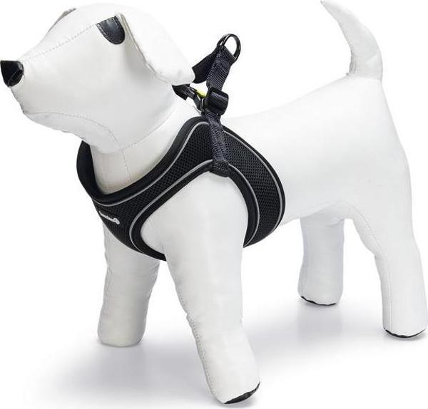 Beeztees Köpek Göğüs Tasması, Neopren, Siyah, M, 41-46cm - Image 1