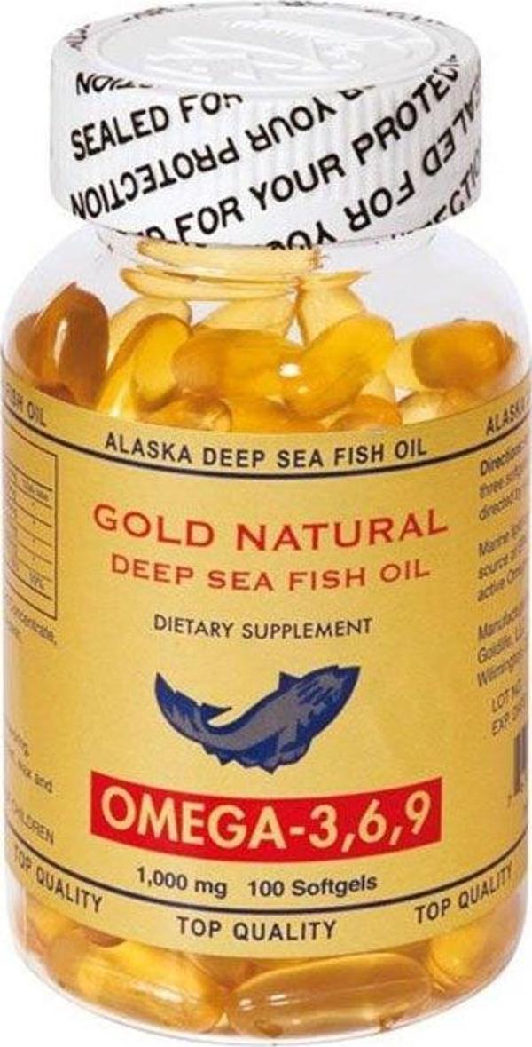 Gold Natural Omega 3-6-9 Softgel 100 Kapsül - Image 1
