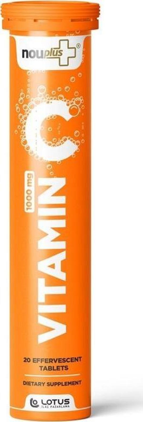 Nouplus Vitamin C 20 Efervesan Tablet - Image 1