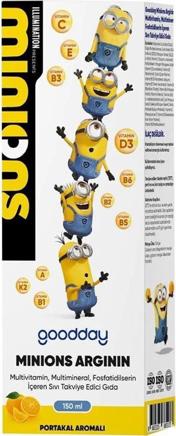Goodday MINIONS ARGININ Şurup 150 ML - Image 1