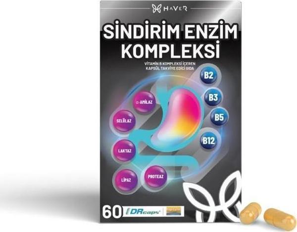 Haver Sindirim Enzim Kompleksi 60 Kapsül - Image 1