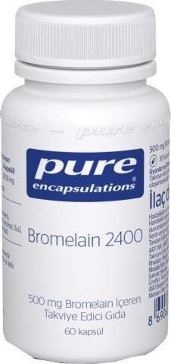 Pure Bromelain 2400 BTL 60 Kapsül - Image 1