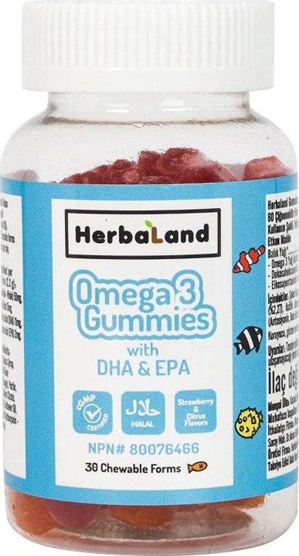 Herbaland Omega 3 Jelibon 30 luk - Image 1