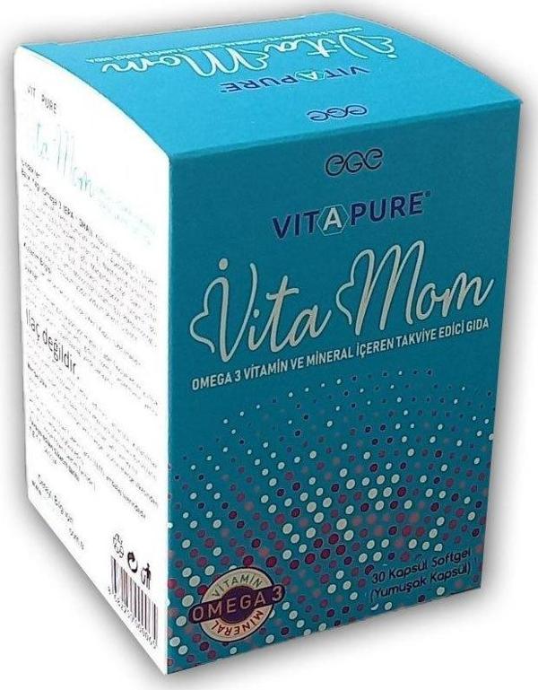 Vitapure Vitamom 30 Softjel Kapsül - Image 1
