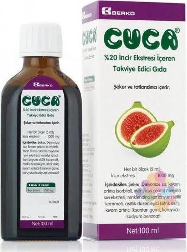 Cuca %20 İncir Ekstresi Sıvı 100 Ml - Image 1