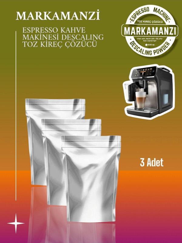 Markamanzi Philips Lattego Ep5547 Ep3246 Ep2231 Tüm Ep Serileri İçin Kireç Çözücü Descaling 3Adx10Gr Toz - Image 1