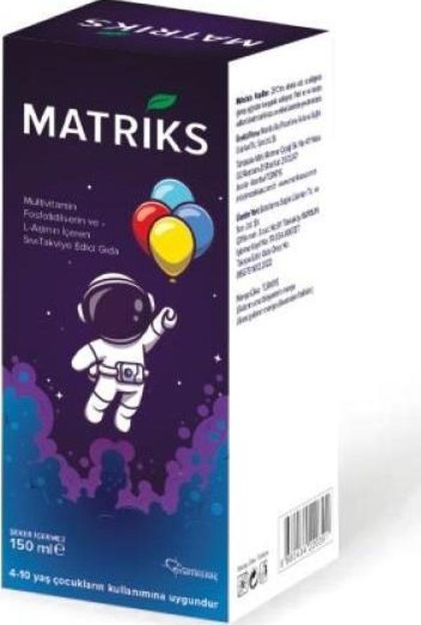 Matriks L Arjinin Fosfatidilserin Multivitamin Şurup 150M - Image 1