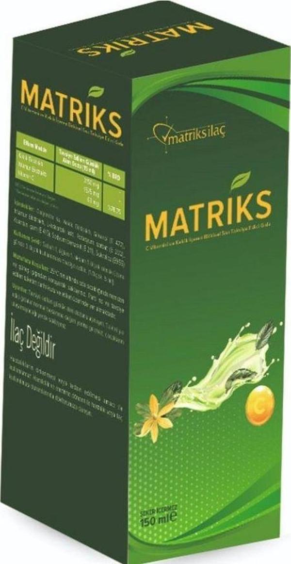 Matriks Vitamin C ve Kekik Ekstreli Sıvı 150 ML Şurup - Image 1