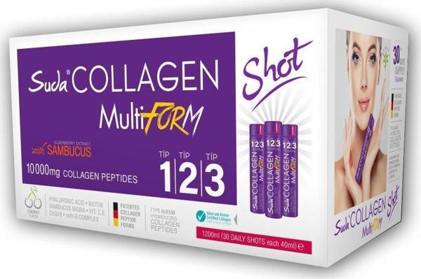 Suda Collagen MULTIFORM Sambucus 40 ML 30 SHOT - Image 1