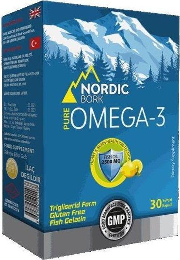 Nordic Bork Omega 3 Softgel Kapsül 30 lu - Image 1