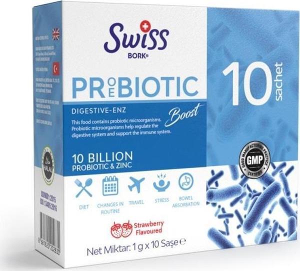 Swiss Bork Probiotic Boost 10 Saşe - Image 1