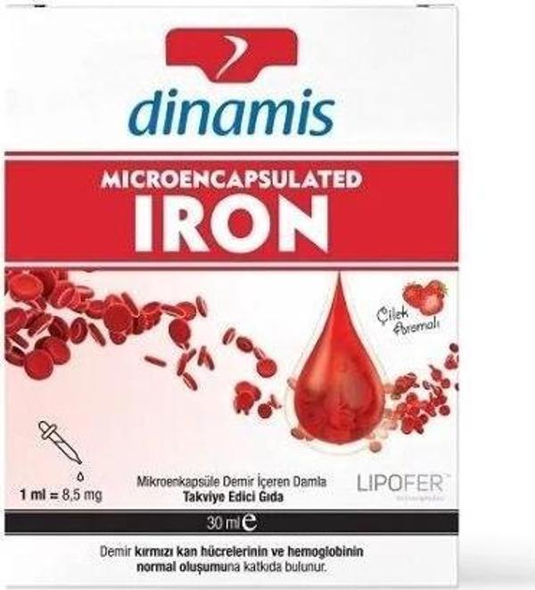 Dinamis Microencapsulated Iron Damla 30ml - Image 1
