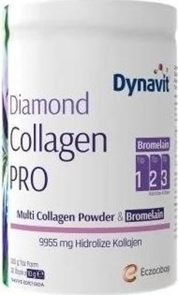 Dynavit Diamond Pro Multi Collagen + Bromelain Powder 300gr - Image 1