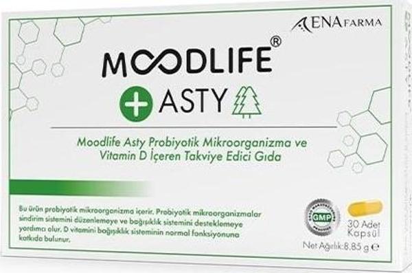 Moodlife Asty Probiyotik D Vitamin 30 Kapsül - Image 1