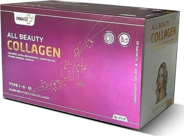 Nouplus All Beauty Collagen 30 Saşe - Image 1